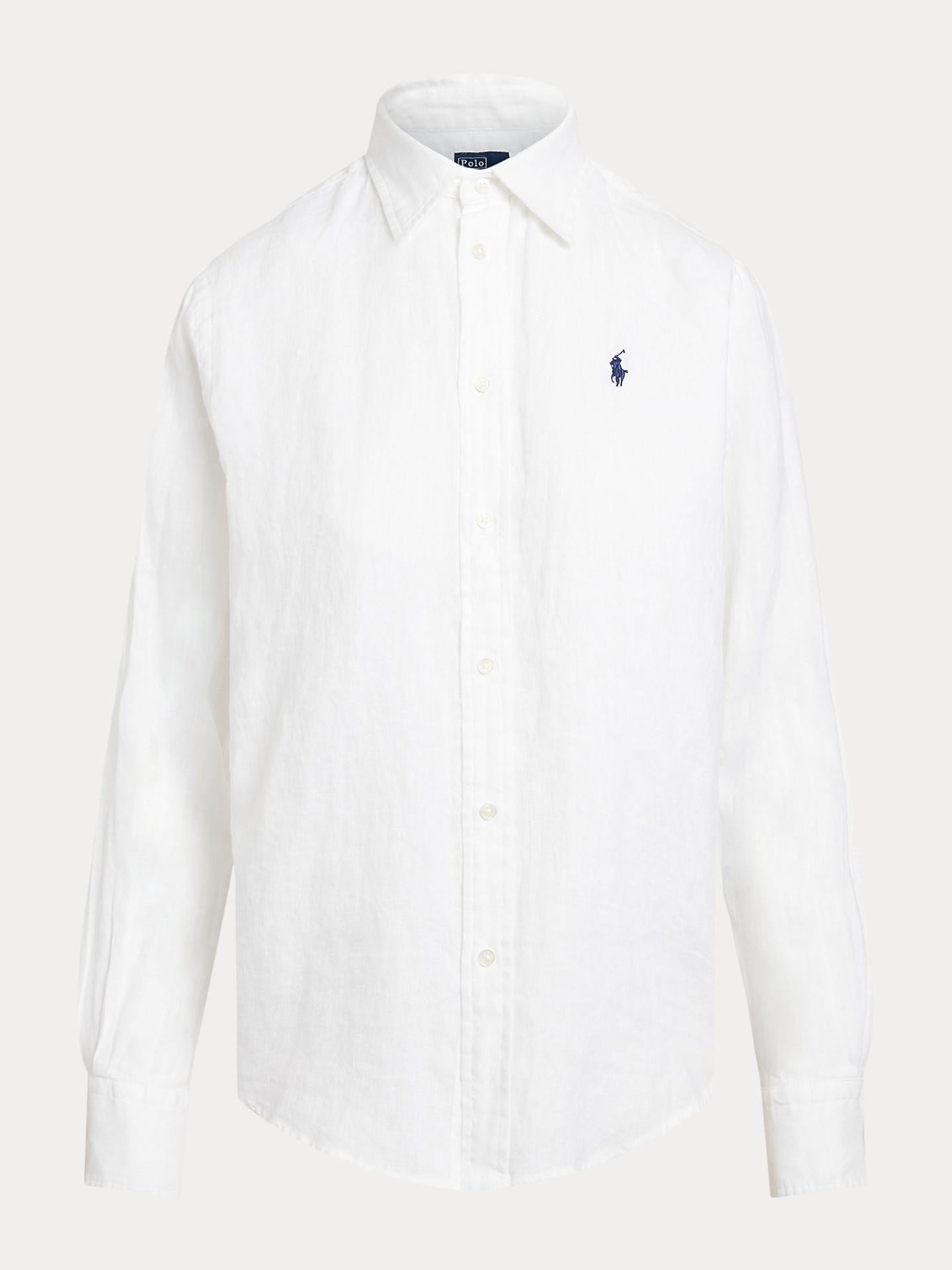 Vit Classic Fit Linneskjorta - Polo Ralph Lauren