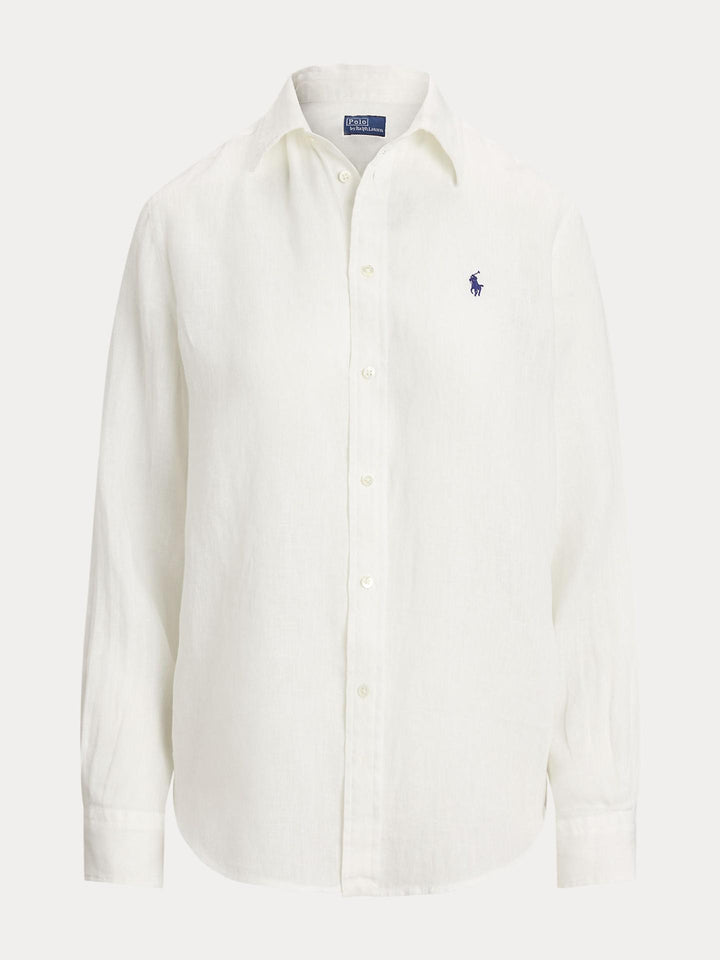 Vit Classic Fit Linneskjorta - Polo Ralph Lauren
