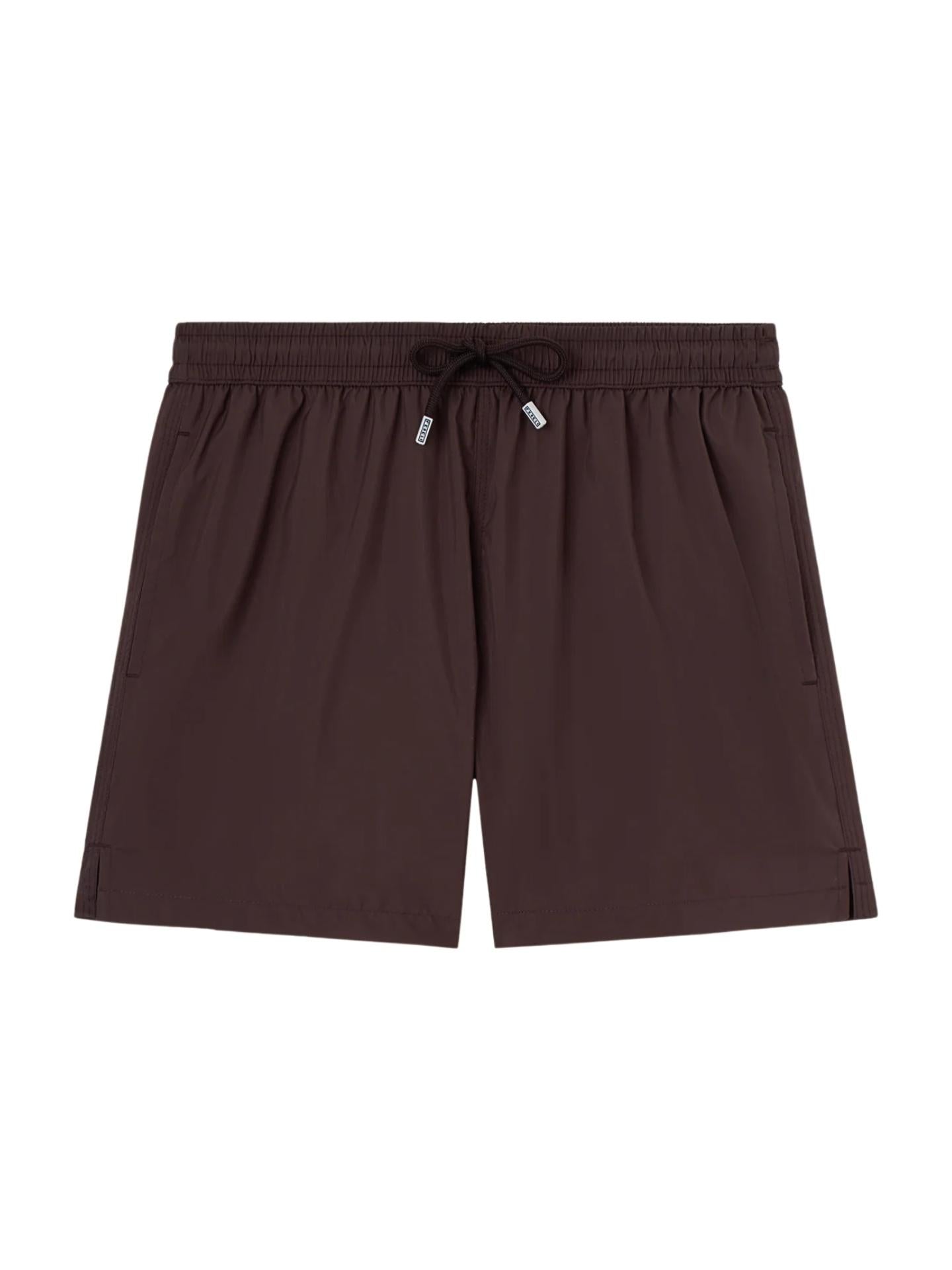 Mörkbrun Madeira Badshorts - Fedeli