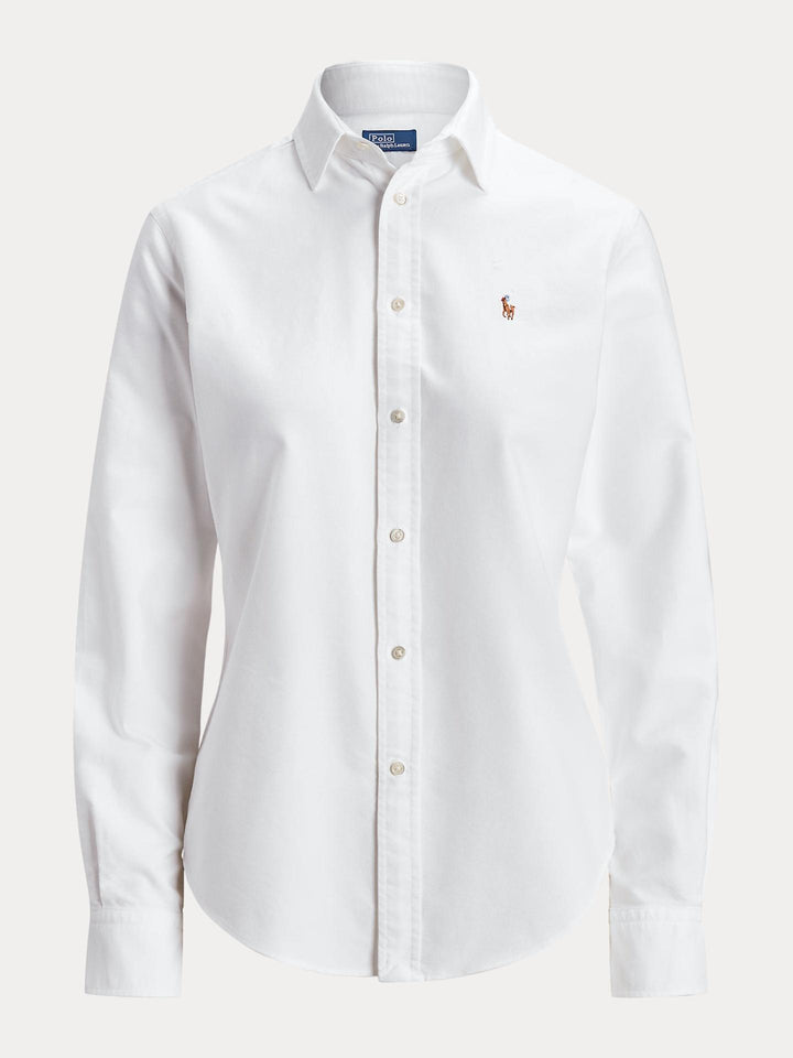 Vit Slim Fit Oxfordskjorta - Polo Ralph Lauren