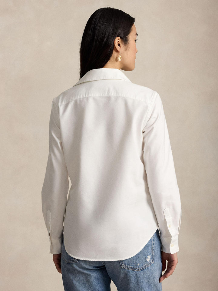 Vit Slim Fit Oxfordskjorta - Polo Ralph Lauren