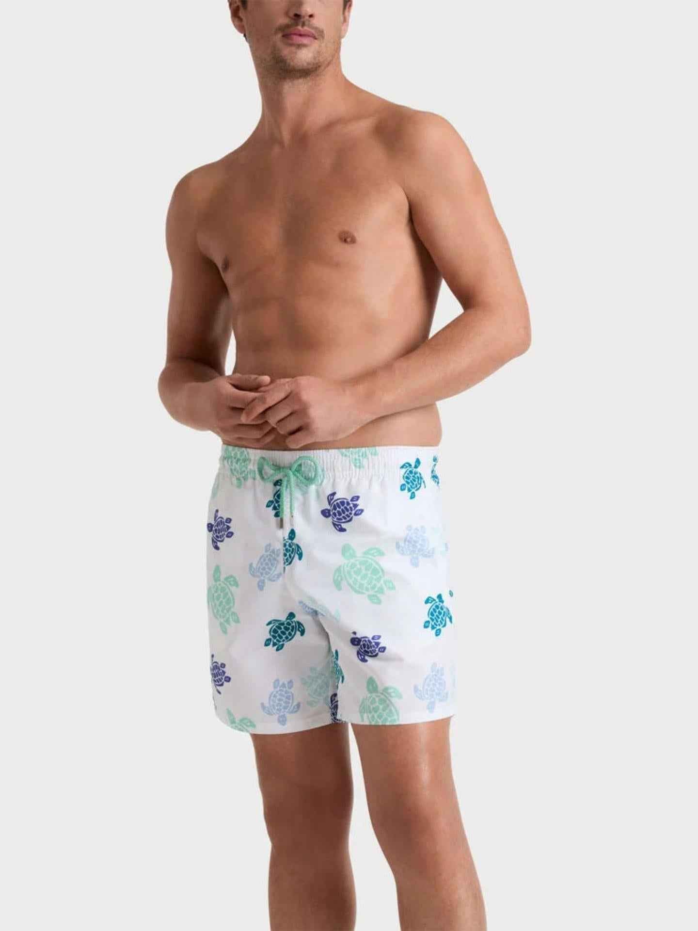 Vit Tortues Multicolores Badshorts