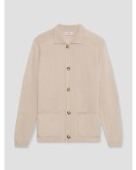 Beige Ull/Cashmere Cardigan