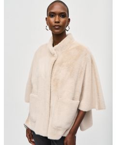 Beige Faux Fur Jacka