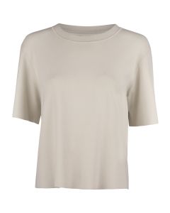 Juliana Offwhite Stickad Top