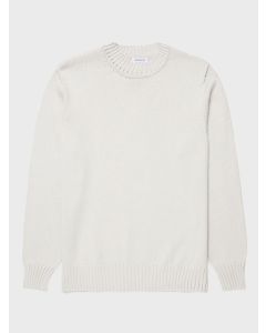 Grå Cotton Crew Jumper