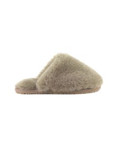 Grå Sheepskin Slippers